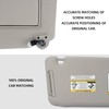 Dasbecan Gray Left Driver Side Sun Visor Compatible with Infiniti