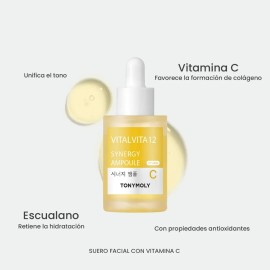 Tonymoly - Vital Vita 12 Synergy Ampoule Vitamina C Tipo de piel seca,mixta,grasa
