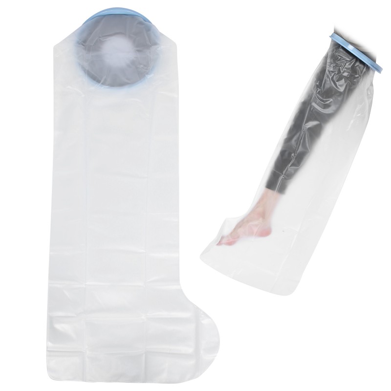 Adult Waterproof Leg Cast Cover Wound Fracture Bandage Dressing Protector