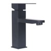 Basin Faucet Stainless Steel Surface Black Baking Paint Bathroom Sink