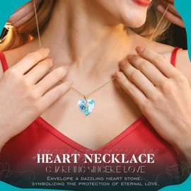 Gifts For Women、Birthday Gifts For Women，Forever Flowers Gifts For Mom Grandma Wife Girlfriend On Christmas, Valentines Day, Mothers Day, Anniversary Or Birthdayi Love You Necklace