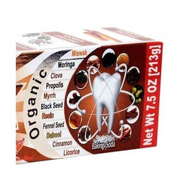 SWEET SUNNAH BLACK SEED, YOURS TO DISCOVER Pack of 4- Organic Miswak Moringa 10 in 1- Clove, Propolis, Myrrh, Black Seed, Fennel Seed, Babool, Cinnamon, Licorice Toothpaste Fluoride Free 7.05 oz