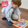 CRAZE My Learning Clock Dino English Language - Wooden Learning