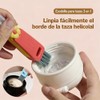 Genérico Cepillo Limpieza Tapa Taza 3 en 1 para Grietas