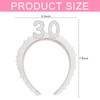 ANBALA 30 Pearl Headband 30th Birthday Gifts Happy 30th Birthday