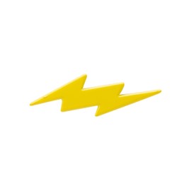 A N KINGPiiN Pin de solapa para hombres amarillo de iluminación flash broche traje de tornillo, accesorios para hombre Ename