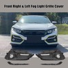 FZJDSD 1Pc Fog Light Cover Set Compatible with Honda Civic