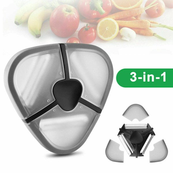 Branded 3 in 1 Stainless Steel Kitchen Peeler Potato Fruit