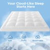 YUGYVOB Full Size Mattress Topper - 600GSM Extra Thick Cooling