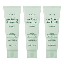 Abka Pure & Deep Vitamin Hypoallergenic Peeling Gel, 120ml, 3 pieces / 아브카 퓨어 앤 딥 비타민 저자극 필링 젤, 120ml, 3개