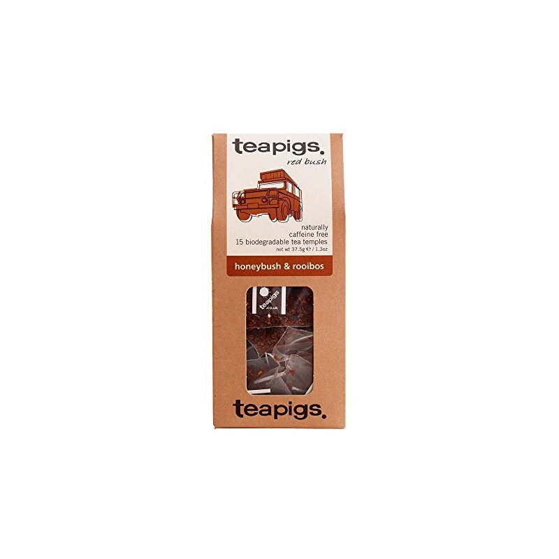 Teapigs Honeybush & Rooibos Tea Bags Made With Whole Leaves