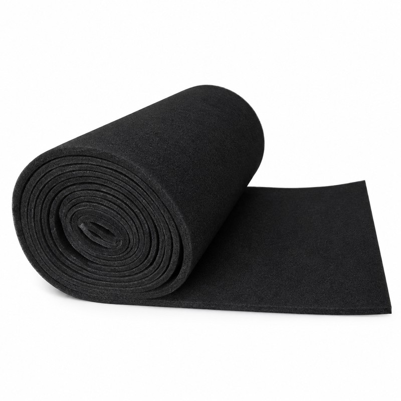 Activated Carbon Foam Filter Sheet 1m × 1m – 3mm,