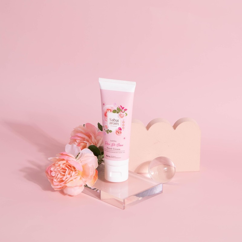 Sabai Aromu Hand Cream Thai Rose Scent