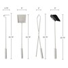 Lavish Home 5-Piece Fireplace Tools Set - Fire Tools for