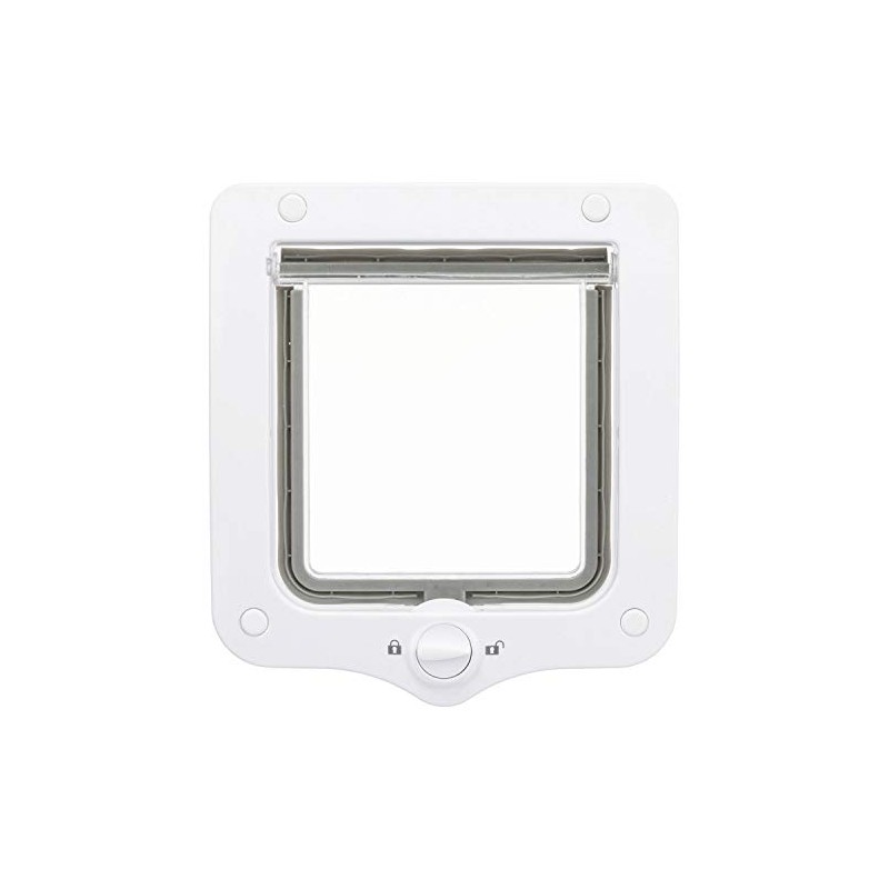 Trixie 2-Way Cat Flap, White, 390 g