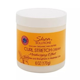 Shea Solutions Curl Stretch Cream Strengthens and Moisturizes 6oz