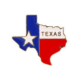 Texas State Shaped Map Lapel Metal Pin Enamel Brooch Keepsake Beautifully Designed for Backpack Hat