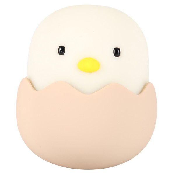 Cute Chick Shape USB Silicone LED Rechargeable Night Lamp Mini