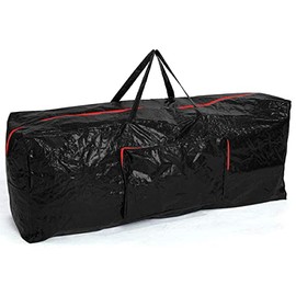 Ram® Black Extra Large Christmas Tree Storage Bag Suitable for up to 7ft Trees With Side Pocket Pouch