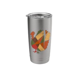 Vintage Turkey Jive Thanksgiving Holiday Turkey Feast Dinner Stainless Steel Insulated Tumbler