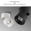 Surface Mounted Anti Glare Led Ceiling Light Foldable Rotating Spotlight