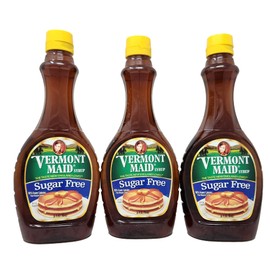 Generic Vermont Maid Syrup 24oz pack of 3 Bottles - The Taste New England Loves (Sugar Free)