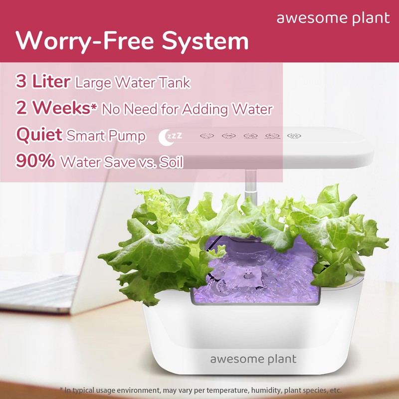 Awesome Plant 6Pro Hydroponics Growing System Kit (6 Pods), Indoor