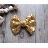 PrettyBoutique 4 Inches Girls Sequin Glitter Sparkle Hair Bow Clip