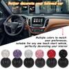 KHGUZ Bling Car Joystick Push Start Button Cover, Crystal Rhinestone