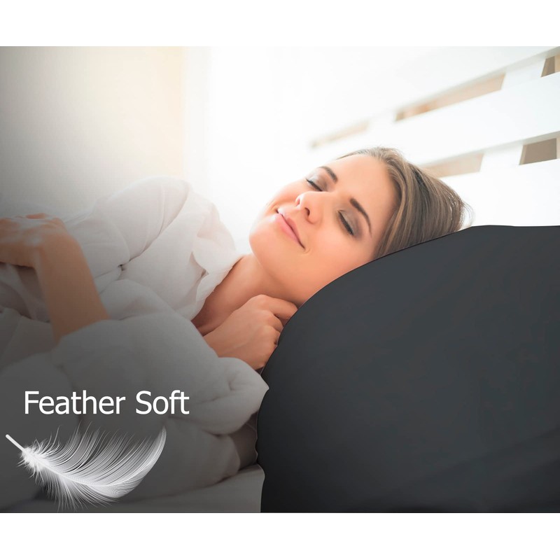 MistyMorning Pillow Cases 2 Pack, Soft & Premium quality Bedding