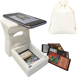 Card Slinger, MTG Cards Scanner, Detachable and Portable, for Standard Size Unsleeved Cards, Holder with Card Box & Storage Bag, Compatible with ManaBox App