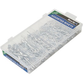 Blue Spot 40596 Assorted Rivets - Silver (320-Piece)