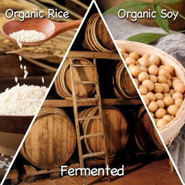 YUHO Organic Shiro Miso Paste, No GMO, NON-MSG, Japanese Style Instant Miso Soup, Gluten Free, Kosher, No Preservatives, Holiday Gift, Vegan 17.6 oz