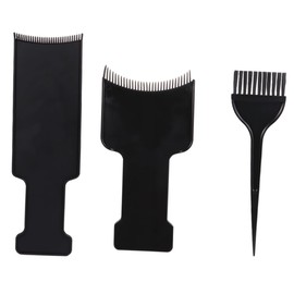 Healeved Hair Dyeing Kit with Highlighting Board and Brush Curved Hair Coloring Comb Set for Professional Salon and Home Use Protects Scalp and Dyeing
