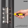 Heavy Duty Door Hinge Shims 12 Pack, High-Strength Metal Hinge