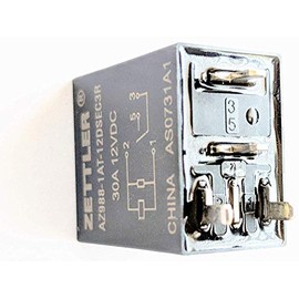 AMERICAN ZETTLER AZ988-1AT-12DSEC3R AZ988 Series 30 A SPST 12 VDC Micro-ISO PCB Terminal Automotive Relay - 3 Item(s) (3)