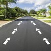 42" x 20" Straight Arrow Stencil – Reusable Silicone Pavement