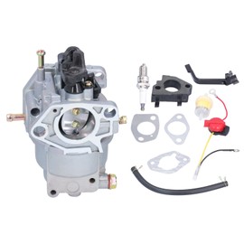 Carburetor Fuel Pipe Filter Spark Plug Kit for Generac GP5000 GP5500 GP6500 GP6500E GP7500E 389cc 8125W 0J58620157