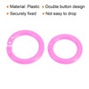 PATIKIL 2 cm OD 1.5 cm ID Loose Leaf Rings,