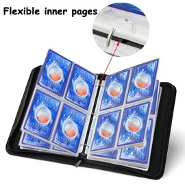 Card Binder 440 Pockets Trading Cards Binder Extra Large 4 Pockets Trading Card Albums with sleeve Card holder Collection Binder