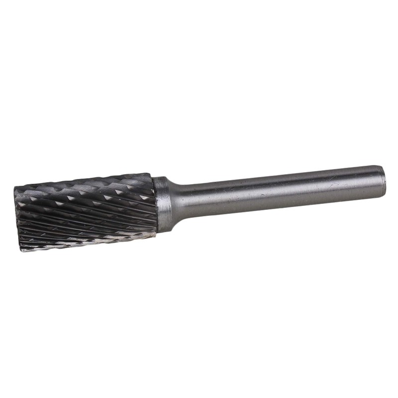 CNBTR Silver 6x12mm A-Type Rotary Burr Drill Bit Double Tool