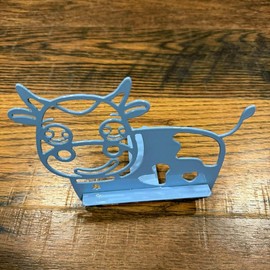 metal cow phone holder  Stand - Color: white