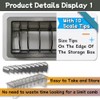 HuGuWdy Clipper Guard Holder，Clipper Holder with 10 Slots Barber Accessories