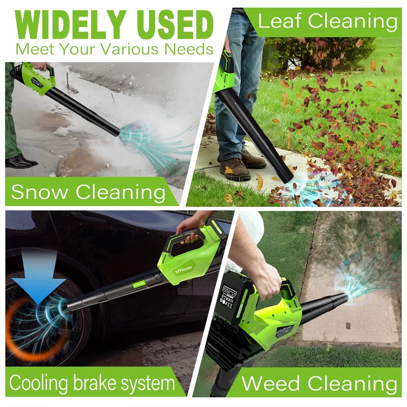 2025 Upgrade Leaf Blower, Leaf Blower Cordless with 2 *