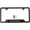 Stainless Steel License Plate Frame, Cover Holder with Screws and