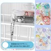 Yurika Sticker Notebook, Girls, Transparent Binder, M5 Mini Sticker Pad
