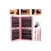 640 Kit Extension De Pestañas Maquillaje Completo Diy 9-16mm