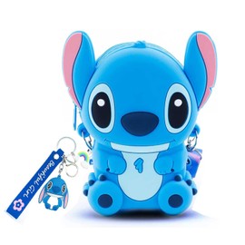 Cute Crossbody Bag with Adjustable Shoulder Strap For Girls, Handbag with Zipper Anime Coin Wallet Purse Shoulder Bag Coin Pouch with Cute Keychain for Students Teens Girls Boys