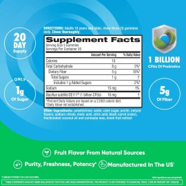 Digestive Advantage Prebiotic Fiber with Probiotics for Women & Men Digestive...