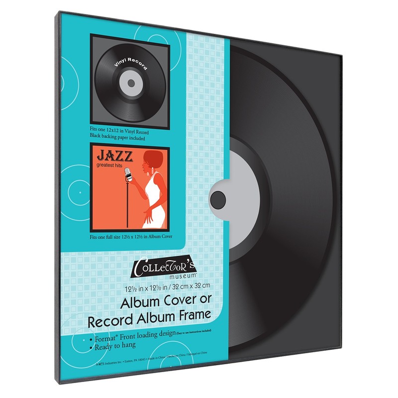 MCS Format Front-Loading Vinyl Record Frame, Album Frames for Vinyl